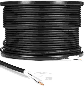 Hosa Technology SKJ-600 Speaker Cable, Black Jacket, 500 ft