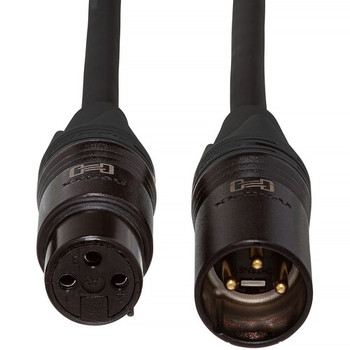 Hosa Edge Microphone Cable – Neutrik XLR3F to XLR3M, 3 Foot (CMK-003AU)