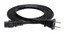Hosa PWP-461 8' IEC C7 Polarized to NEMA 5-15P Power Cord, 18 AWG