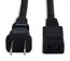 Hosa PWC-178 8' IEC C9 to NEMA 1-15P Power Cord, 18 AWG