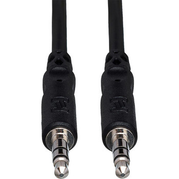 Hosa CMM-105C Coiled Stereo Interconnect Cable - 3.5mm TRS Male to 3.5mm TRS Male - 5 foot