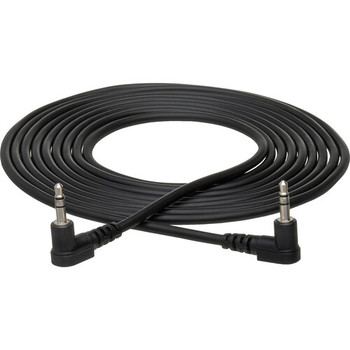 Hosa CMM-105RR Stereo Interconnect Cable - Right angle 3.5mm TRS Male to Right angle 3.5mm TRS Male - 5 foot