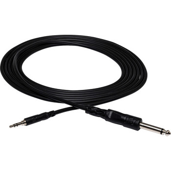 Hosa CMP-105 Interconnect Cable - 3.5mm TRS Male to 1/4-inch TS Male - 5 foot