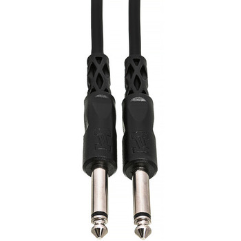 Hosa CPP-101 Interconnect Cable - 1/4-inch TS Male to 1/4-inch TS Male - 1 foot