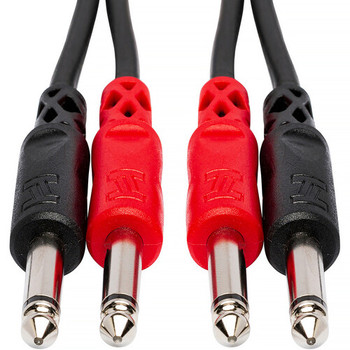 Hosa CPP-206 Stereo Interconnect Cable - Dual 1/4-inch TS Male to Same - 20 foot