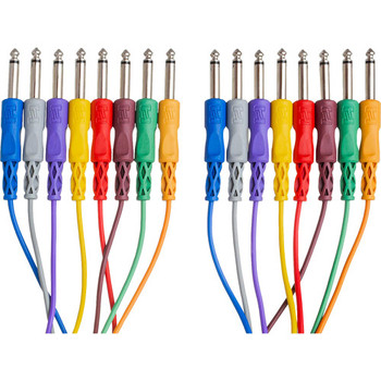 Hosa CPP-805 8-channel 1/4-inch TS Male Snake - 16.5 foot