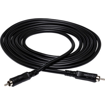 Hosa CRA-110 Unbalanced Interconnect Cable - RCA Male to Same - 10 foot