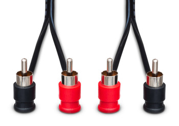 Hosa CRA-202RR Stereo Interconnect Cable – Dual Right-Angle RCA to Dual RCA (2 m)