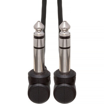 Hosa CSS-105RR Balanced Interconnect Cable – Right-Angle 1/4" TRS to 1/4" TRS (5 ft)