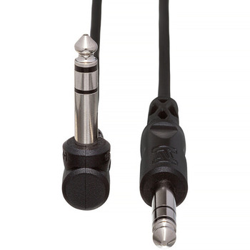 Hosa CSS-110R Balanced Interconnect Cable – 1/4" TRS to Right-Angle 1/4" TRS (10 ft)