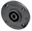 Neutrik NL4MPRXX speakON XX Series 4-Pole Receptacle, Round Flange