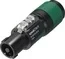 Neutrik NL4FXX-W-S speakON XX Series Cable End, 4 Pole, Green