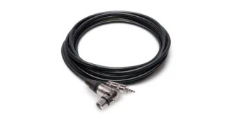 Hosa MXX-025RS Microphone Cable - Neutrik Right Angle XLR Female to XLR Male - 25 foot