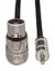 Hosa MXM-001.5RS Camcorder Microphone Cable, Neutrik Right-angle XLR3F to Hosa 3.5 mm TRS, 1.5'