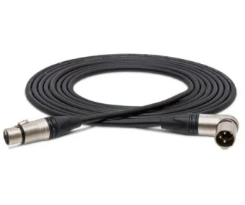 Hosa MMX-025SR Microphone Cable - 3.5 mm TRS Male to Neutrik Right Angle XLR Male - 25 foot