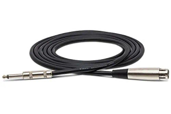 Hosa MCH-125 Microphone Cable - Hosa XLR3 Female to 1/4-inch TS Male - 25 foot