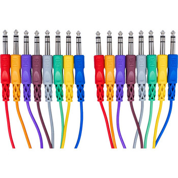 Hosa CSS-803 Balanced Snake Cable - 1/4-inch TRS to Same - 3 meter