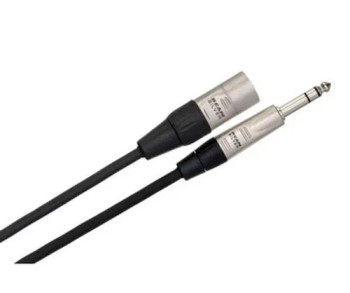 Hosa HXS-050 Pro Balanced Interconnect - REAN XLR Female to 1/4-inch TRS Male - 50 foot