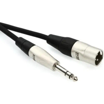 Hosa HXP-015 Pro Unbalanced Interconnect Cable - REAN XLR Female to 1/4-inch TS Male - 15 foot