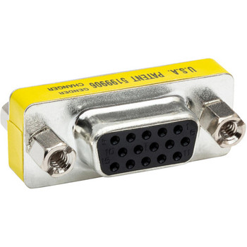 Hosa GGC-451 VGA Coupler Adapter - DE15 Female to DE15 Female