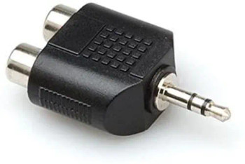 Hosa  GRM-193 Adapter, Dual RCA to 3.5 mm TRS