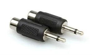 Hosa GRM-114Adapters, RCA to 3.5 mm TS, 2 pc