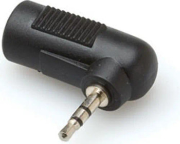 Hosa GMP-467 3.5mm TRS Female to 2.5mm TRS Male Right-angle Adapter