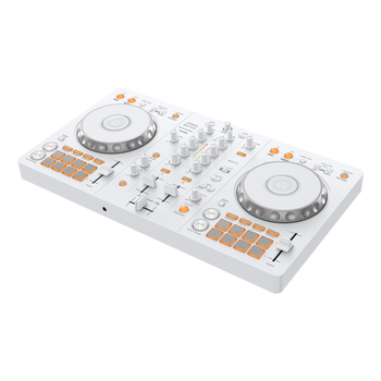 Pioneer DJ DDJ-FLX4 White Limited Edition Portable 2-Channel rekordbox DJ and Serato Controller