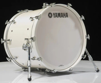Yamaha RBP-6F3PWH Recording Custom Pre-Pack Drum Shell Kit - Polar White Finish 10x7.5 12x8 14x13 with TH-945B Hardware