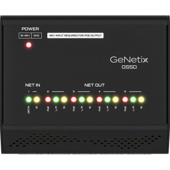 Chauvet Professional, GeNetix GS5D 5-Port Gigabit Network Switch (GENETIXDINNET)