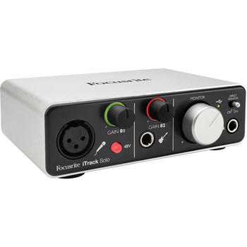 Focusrite iTrack Solo Lightning USB 2.0 Audio Interface for iPad, Mac, and PC Recording (AMS-ITRACK-SOLO-LIGHTNING)