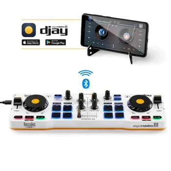 Hercules, AMS-DJCONTROL-MIX, DJControl Mix Wireless Smartphone DJ Controller