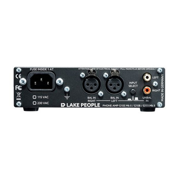 Lake People G108 Professional Headphone Amplifier with Studio-Grade Audio Performance (AMS-G108)