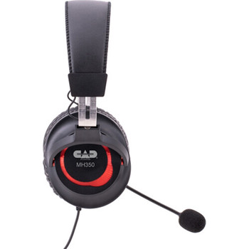 CAD MH350 Closed-back Streaming headset with mic - black