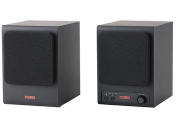 Fostex PM0.1BD Compact Active Speaker System with Bluetooth and AUX Input, Pair (AMS-PM0.1BD)