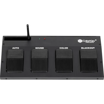 ColorKey, CKU-3055, Wireless Footswitch Controller for Lighting Effects and Stage Equipment Control