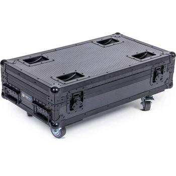 ColorKey, CKU-9029, 8-Piece Charging Road Case for MobilePar Mini HEX 4 MKII Lighting Fixtures with Integrated Charging System for Professional Event Transport and Storage