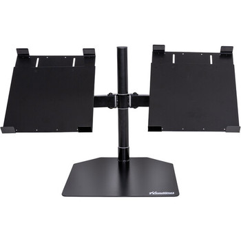 Headliner, HL22001, Avalon CDJ Stand 2 Dual Adjustable Stand for CDJs and Media Players with Heavy-Duty Steel Base and Space-Saving Design
