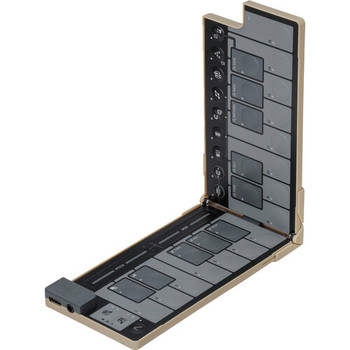 Korg nanoKEY Fold Slimline Foldable MIDI Keyboard Controller (Beige)