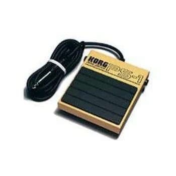 Korg PS1 Single Momentary Footswitch Pedal for Sustain and Control Functions (PS1)