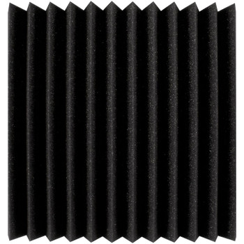 Ultimate Support 17755 Wedge Acoustic Foam Panel 12 x 12 Inch Charcoal 24-Pack (UA-WPW-12_24)