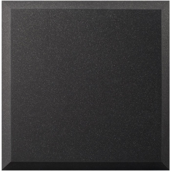 Ultimate Support 17760 Bevel Acoustic Foam Panel 24 x 24 Inch Charcoal 12-Pack (UA-WPB-24_12)
