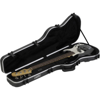 SKB Shaped Electric Bass Hardshell Case with TSA Latch and Over-Molded Handle (1SKB-FB-4)