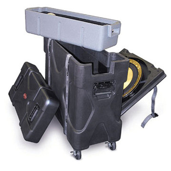 SKB Roto-Molded Trap X2 Drum Hardware Case with Built-In Cymbal Vault (1SKB-TPX2)