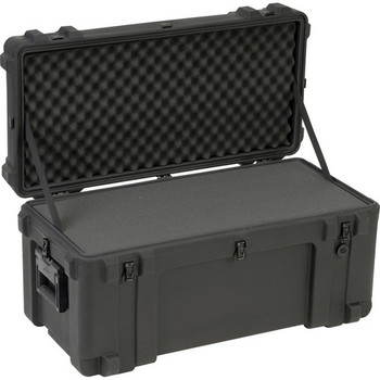 SKB 3R Series 32" x 14.5" x 15.75" Mil-Standard Case with Wheels and Cubed Foam (3R3214-15B-CW)
