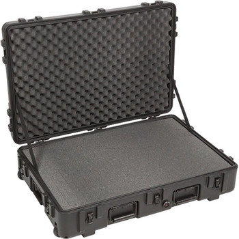 SKB 3R Series 32" x 21" x 7" Mil-Standard Case with Wheels and Cubed Foam (3R3221-7B-CW)