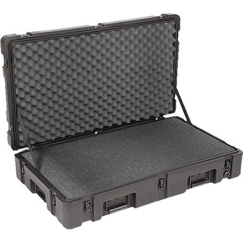 SKB 3R Series 38" x 21" x 7" Mil-Standard Case with Wheels and Cubed Foam (3R3821-7B-CW)