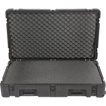 SKB 3R Series 38" x 21" x 7" Mil-Standard Case with Wheels and Cubed Foam (3R3821-7B-CW)