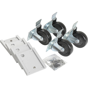 SKB Caster Plate and Wheel Kit for Mil-Standard Cases (3SKB-CAST1)