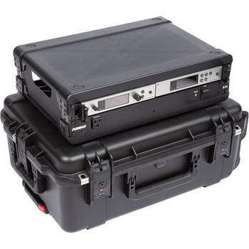 SKB iSeries 2U 13-Inch Deep Removable Rack Case with Wheels (3i-2215M82U)